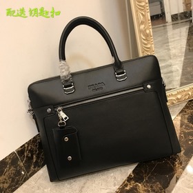 PRADA Новая мужская сумка для документов из кожи быка Модель： 690