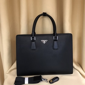 PRADA Мужской роскошный портфель Модель： 841-1 Подлинная фурнитур