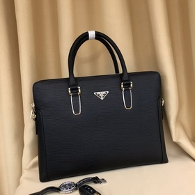 Мужская сумка-портфель PRADA с ремнем через плечо, модель： 860-1