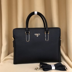 Мужская сумка-портфель PRADA с ремнем через плечо, модель： 860-1 