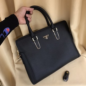 Мужская сумка-портфель PRADA с ремнем через плечо, модель： 860-1 