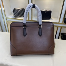 Prada PRADA Мужская деловая сумка из кожи, модель 8616-1 Высокока