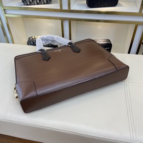 Prada PRADA Мужская деловая сумка из кожи, модель 8616-1 Высокока