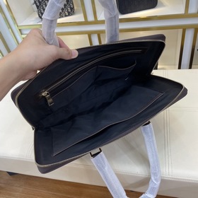 Prada PRADA Мужская деловая сумка из кожи, модель 8616-1 Высокока