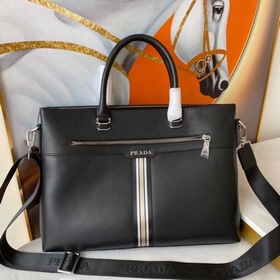 Мужская сумка-портфель PRADA, модель： 7057-1 Высококачественная и