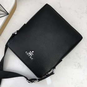 Мужская сумка через плечо PRADA из импортной кожи, модель： 9007-2