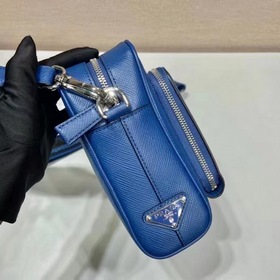 Мужская сумка через плечо PRADA с вышитым ремешком, модель 2VH152