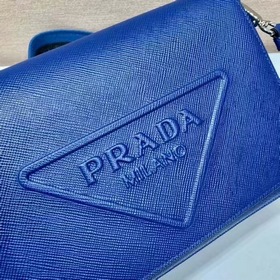 Мужская сумка через плечо PRADA с вышитым ремешком, модель 2VD046