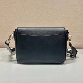 Мужская сумка через плечо PRADA с вышитым ремешком, модель 2VD046