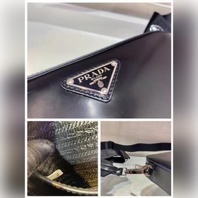 PRADA сумка для фотоаппарата, модель 1BH180, кожа с глянцевой пов