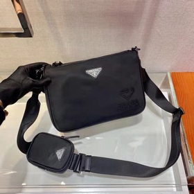 PRADA Экологичная серия  Сумка через плечо Модель 2VH113 Эта сум