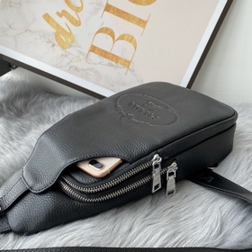 Мужская сумка PRADA из телячьей кожи, модель 6076 Итальянские мат