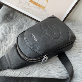 Мужская сумка PRADA из кожи бычка, модель 6080 Очень стильный, из
