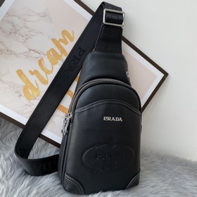 Мужская сумка PRADA из кожи бычка, модель 6080 Очень стильный, из