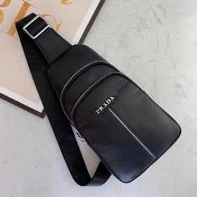 Мужская сумка PRADA из импортной телячьей кожи, модель 6035 Изгот