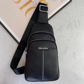 Мужская сумка PRADA из импортной телячьей кожи, модель 6035 Изгот