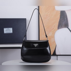 PRADA Новая подержанная сумка под мышку/большая сумка с клапаном