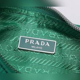 PRADA сумка Hobo с ручкой из кожи с крокодиловым узором, модель 1