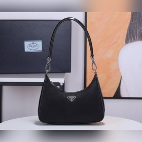 PRADA сумка Hobo с ручкой из кожи с крокодиловым узором, модель 1