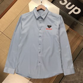 Prada Рубашка с коротким рукавом и принтом по всей длине Новая в