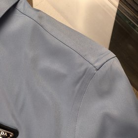 Prada Рубашка с коротким рукавом и принтом по всей длине Новая в