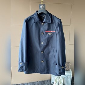 PRADA  Повседневная куртка-плащ  Новая куртка-толстовка из импо