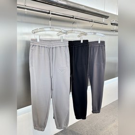PRADA Мужские спортивные штаны с эластичным поясом и треугольным