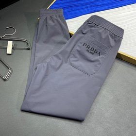 Классические брюки с логотипом бренда Prada Специально разработан