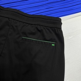 Классические брюки с логотипом бренда Prada Изготовлены из ткани