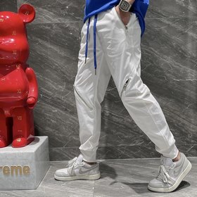 Классические брюки с логотипом бренда Prada Ткань изготовлена зак
