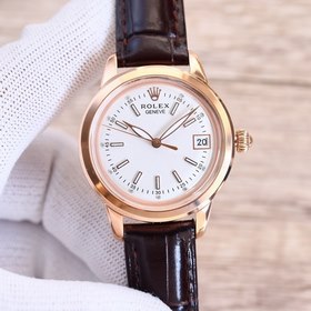 Rolex ROLEX Модные женские часы с тремя стрелками Простые три ст