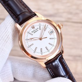 Rolex ROLEX Модные женские часы с тремя стрелками Простые три ст