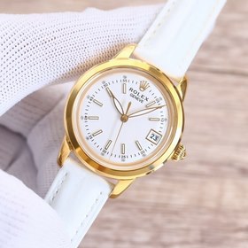 Rolex ROLEX Модные женские часы с тремя стрелками Простые три ст