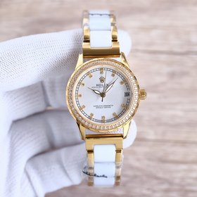 Ролькс ROLEX &amp;nbsp;Модные женские часы Простой трехстрелочный