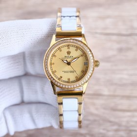 Ролькс ROLEX &nbsp;Модные женские часы Простой трехстрелочный