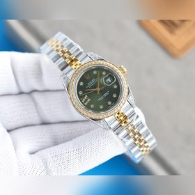 Женские часы Rolex ①Корпус размером 28 мм, изготовленный из нержа