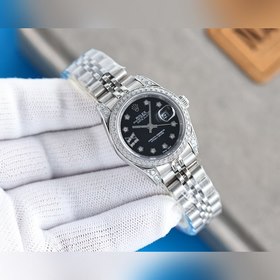Женские часы Rolex ①Корпус размером 28 мм, изготовленный из нержа