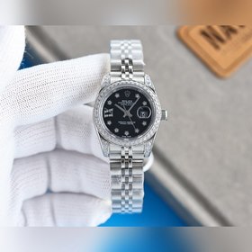 Женские часы Rolex ①Корпус размером 28 мм, изготовленный из нержа
