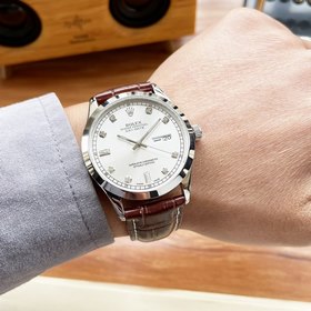 Роскошные мужские часы Rolex 42*13 мм Классический дизайн с тремя