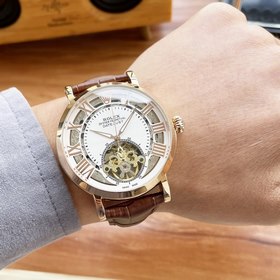 Роскошные мужские часы Rolex 42*13 мм Классические три стрелки с 