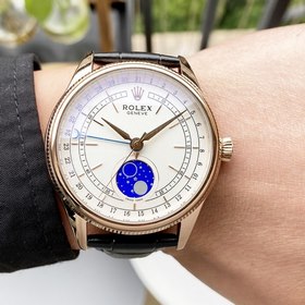Rolex Базель Серия Cellini Часы Cellini с фазами Луны Циферблат 