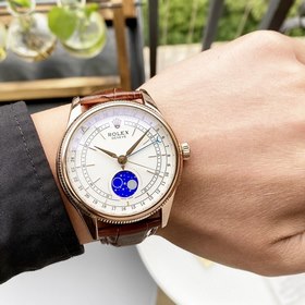 Rolex Базель Серия Cellini Часы Cellini с фазами Луны Циферблат 
