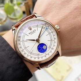 Rolex Базель Серия Cellini Часы Cellini с фазами Луны Циферблат 