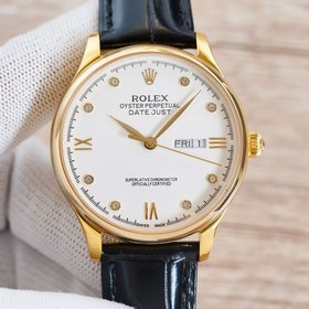 Роскошные мужские часы Rolex Классический дизайн с тремя стрелкам