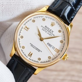 Роскошные мужские часы Rolex Классический дизайн с тремя стрелкам