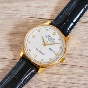 Роскошные мужские часы Rolex Классический дизайн с тремя стрелкам