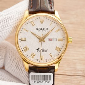 Роскошные мужские часы Rolex Классический дизайн с тремя стрелкам