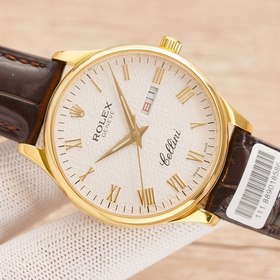 Роскошные мужские часы Rolex Классический дизайн с тремя стрелкам
