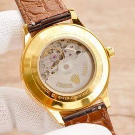 Роскошные мужские часы Rolex Классический дизайн с тремя стрелкам