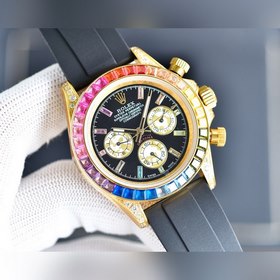 Rolex - Rainbow Daytona 40 мм инкрустирован 36 драгоценными камня